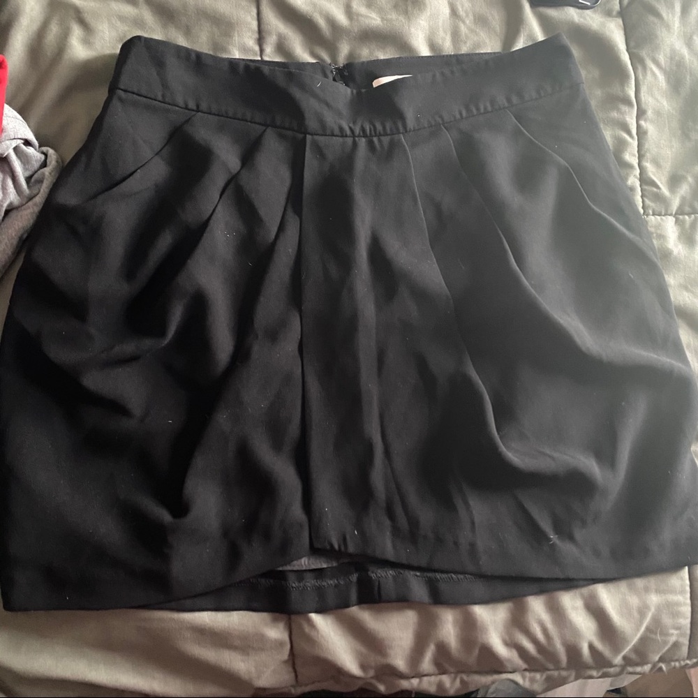 Gathered tulip skirt